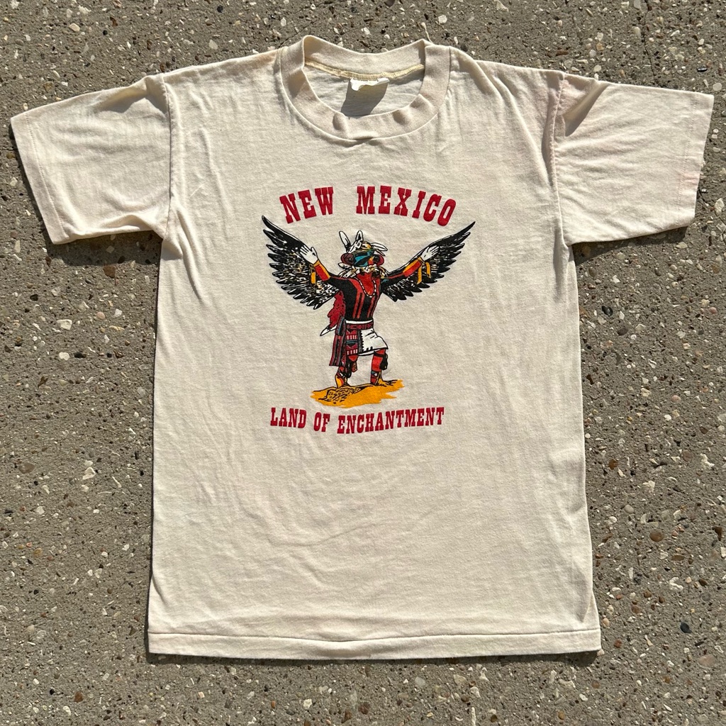 Vtg New Mexico Land Of Enchantment Tee Sunshine Tag Made Usa Single Stitch 80s